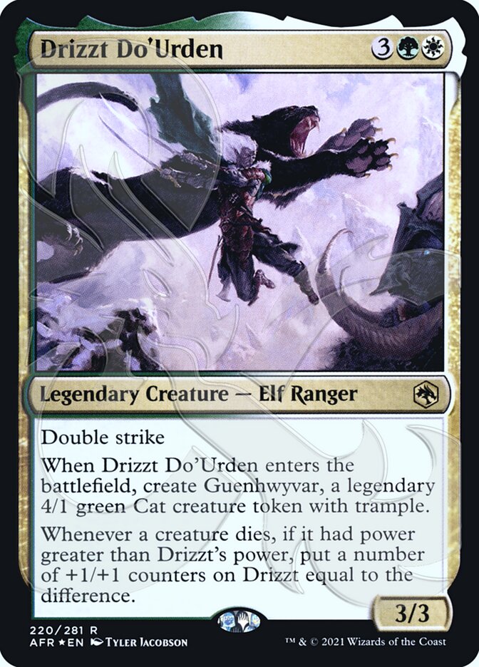 Drizzt Do'Urden (Ampersand Promo) [Dungeons & Dragons: Adventures in the Forgotten Realms Promos] | Deep Dive Games St. Marys