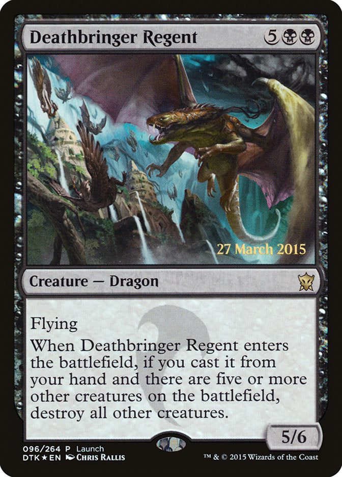 Deathbringer Regent (Launch) [Dragons of Tarkir Prerelease Promos] | Deep Dive Games St. Marys