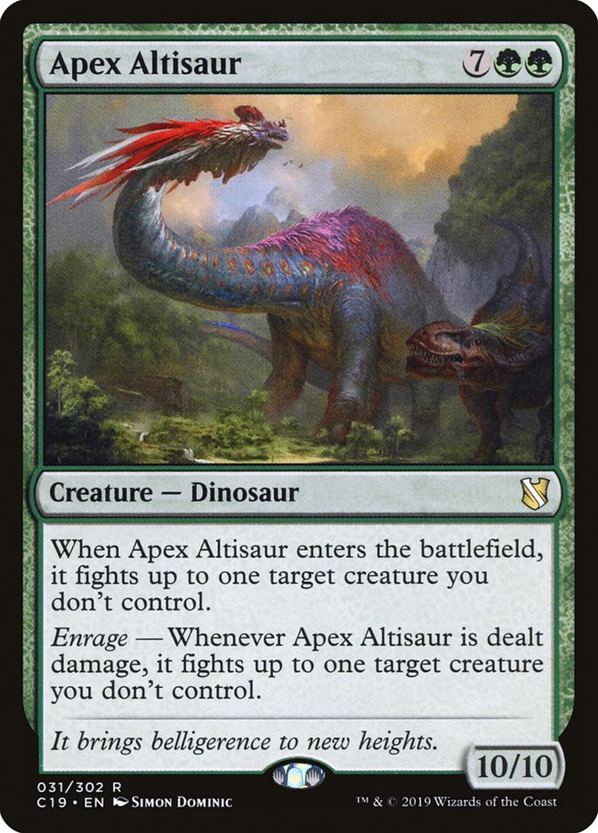 Apex Altisaur [Commander 2019] | Deep Dive Games St. Marys