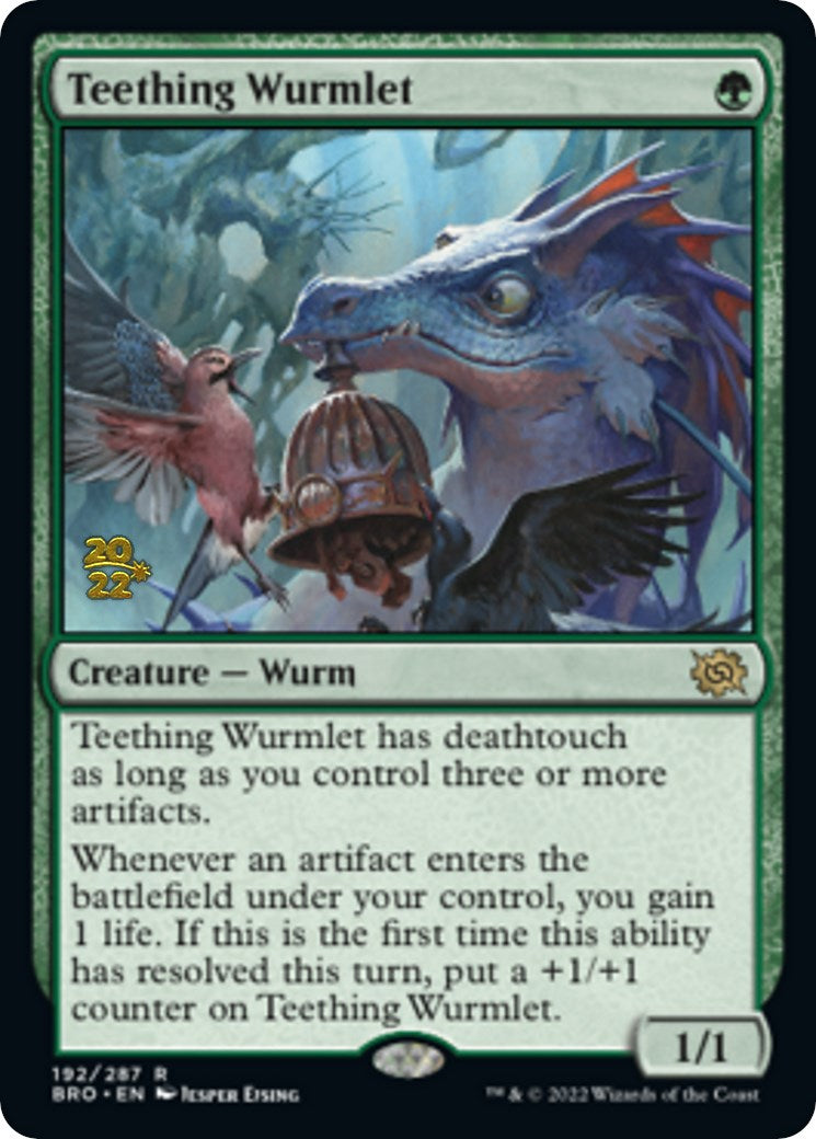 Teething Wurmlet [The Brothers' War Prerelease Promos] | Deep Dive Games St. Marys