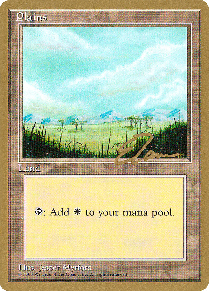 Plains (et365) (Eric Tam) [Pro Tour Collector Set] | Deep Dive Games St. Marys