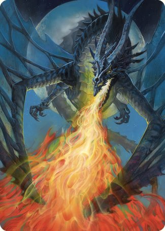 Balefire Dragon Art Card [Commander Masters Art Series] | Deep Dive Games St. Marys