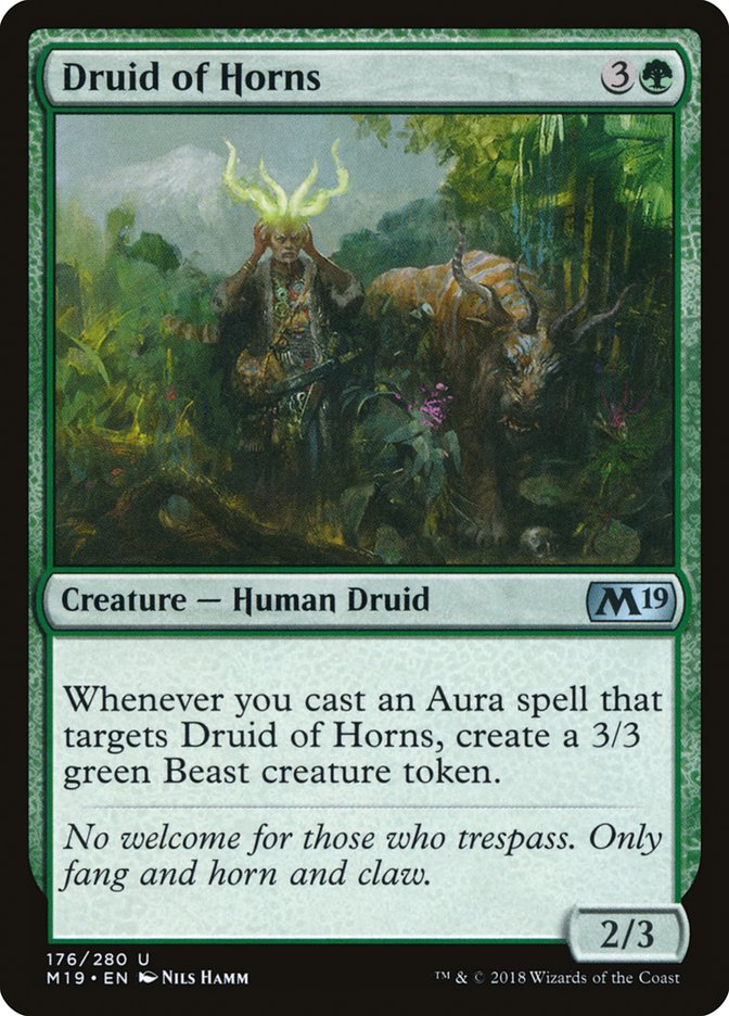 Druid of Horns [Core Set 2019] | Deep Dive Games St. Marys