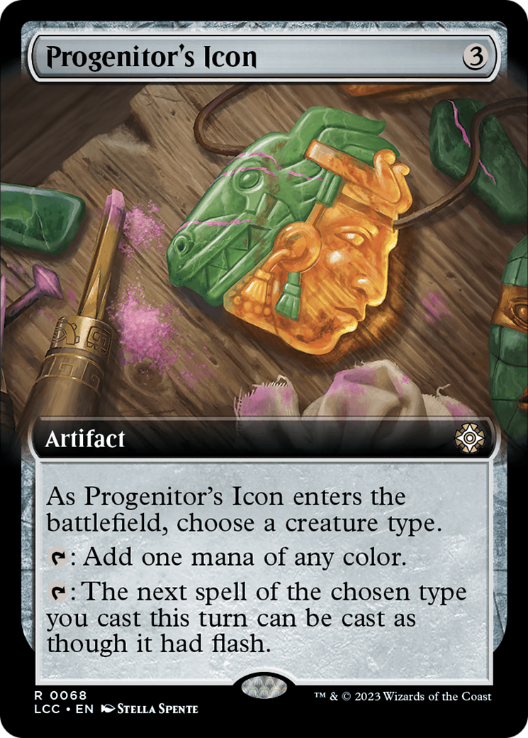 Progenitor's Icon (Extended Art) [The Lost Caverns of Ixalan Commander] | Deep Dive Games St. Marys