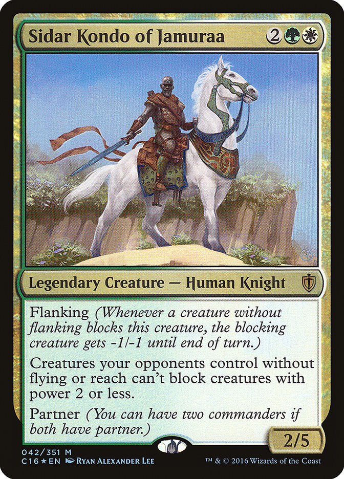 Sidar Kondo of Jamuraa [Commander 2016] | Deep Dive Games St. Marys