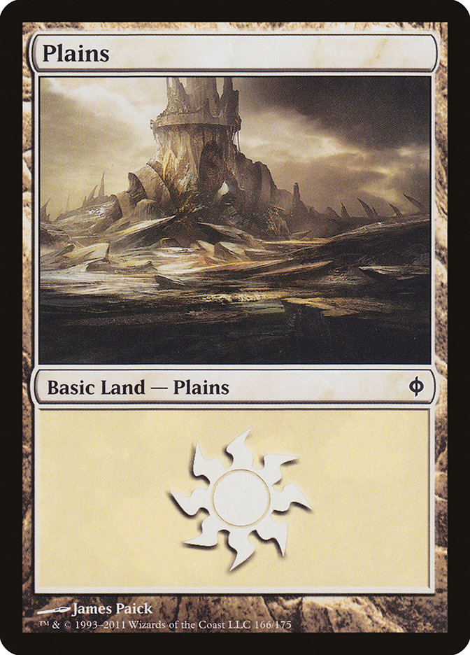 Plains (166) [New Phyrexia] | Deep Dive Games St. Marys