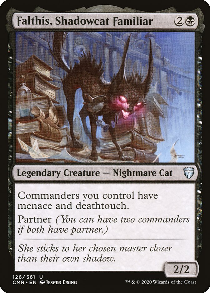 Falthis, Shadowcat Familiar [Commander Legends] | Deep Dive Games St. Marys