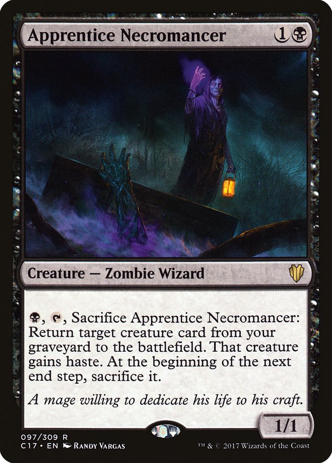 Apprentice Necromancer [Commander 2017] | Deep Dive Games St. Marys