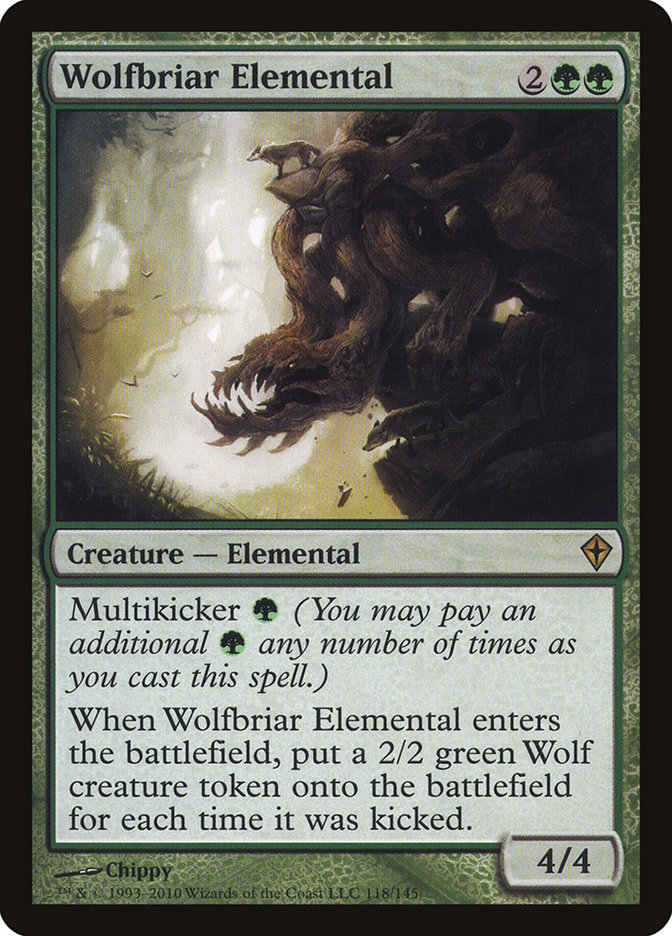 Wolfbriar Elemental [Worldwake] | Deep Dive Games St. Marys