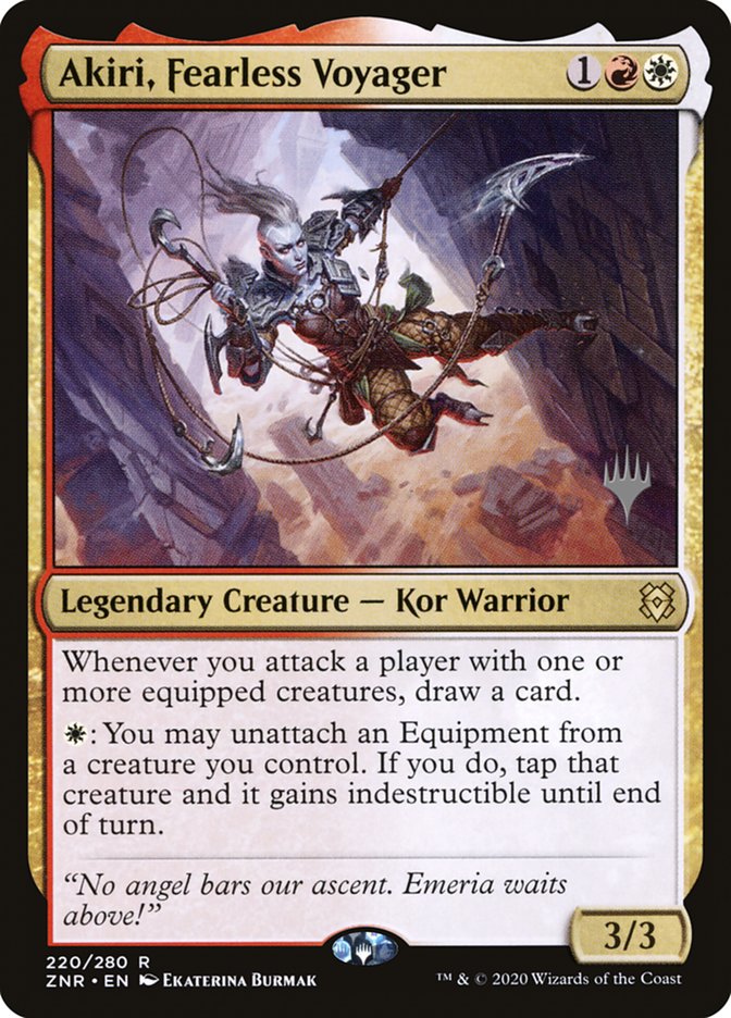 Akiri, Fearless Voyager (Promo Pack) [Zendikar Rising Promos] | Deep Dive Games St. Marys