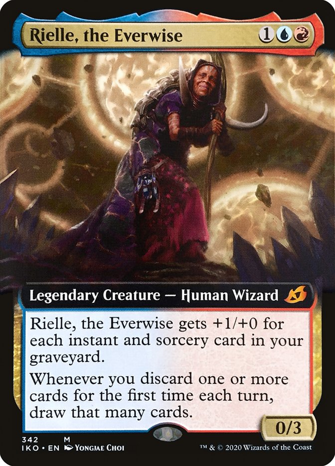 Rielle, the Everwise (Extended Art) [Ikoria: Lair of Behemoths] | Deep Dive Games St. Marys