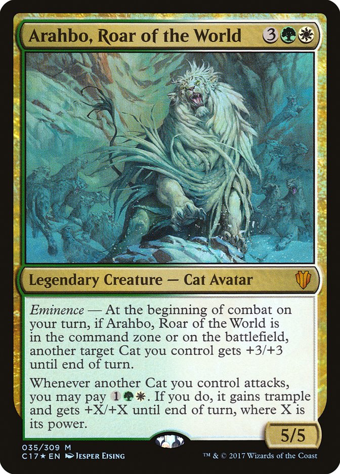 Arahbo, Roar of the World [Commander 2017] | Deep Dive Games St. Marys