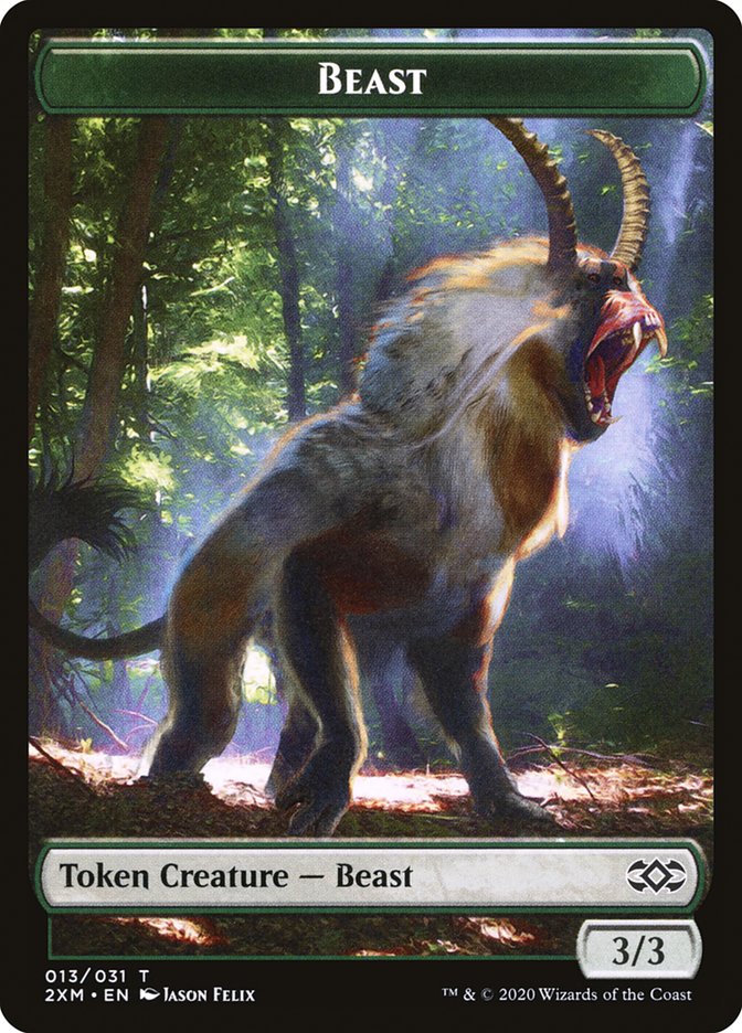 Beast Token [Double Masters Tokens] | Deep Dive Games St. Marys