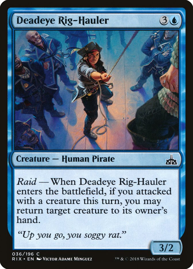 Deadeye Rig-Hauler [Rivals of Ixalan] | Deep Dive Games St. Marys