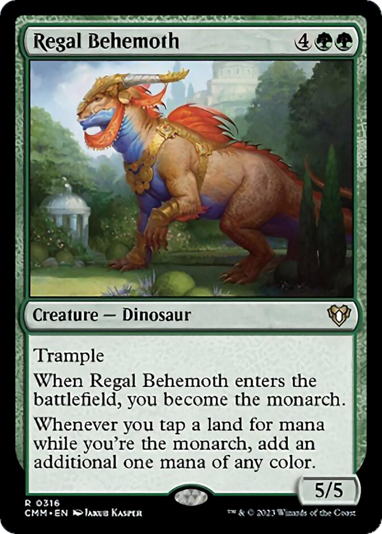 Regal Behemoth [Commander Masters] | Deep Dive Games St. Marys