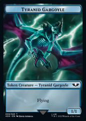 Tyranid (017) // Tyranid Gargoyle Double-Sided Token (Surge Foil) [Warhammer 40,000 Tokens] | Deep Dive Games St. Marys