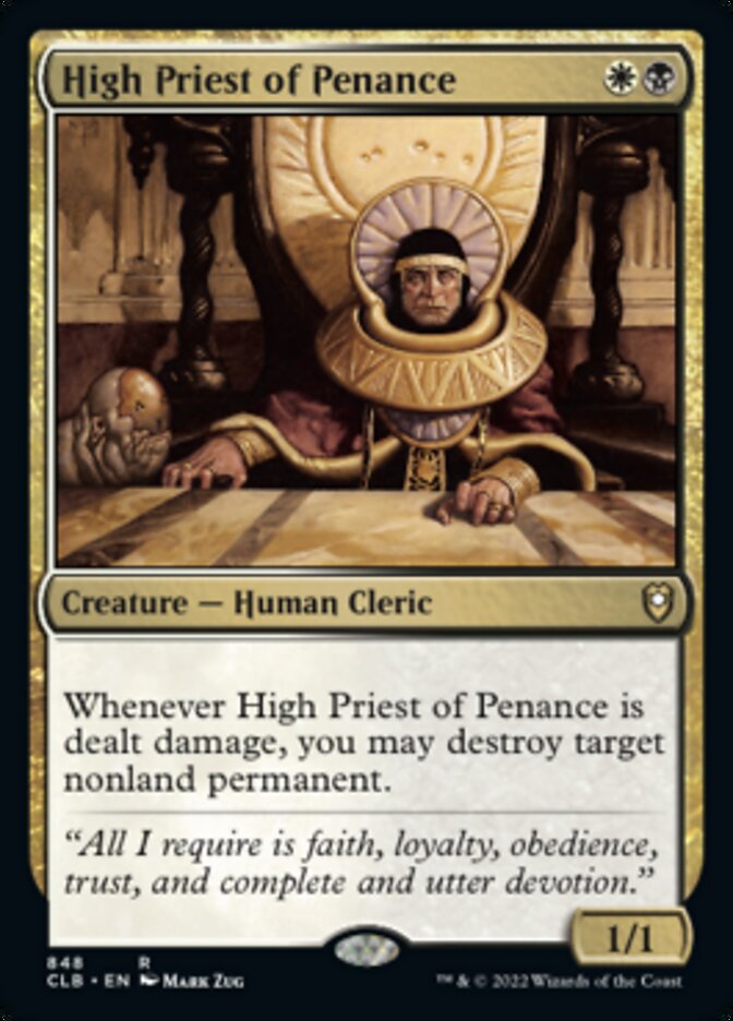 High Priest of Penance [Commander Legends: Battle for Baldur's Gate] | Deep Dive Games St. Marys