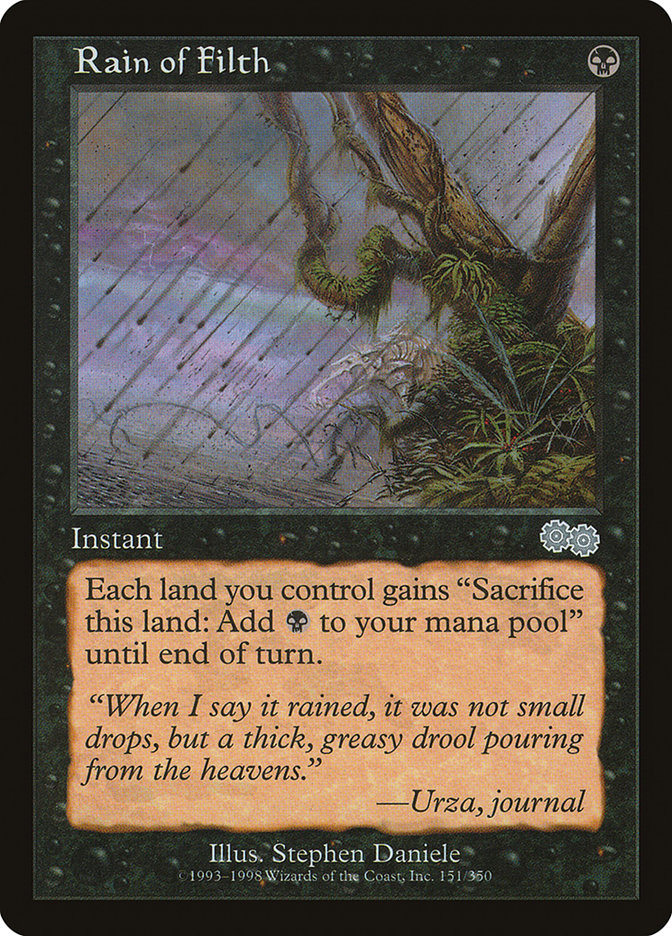 Rain of Filth [Urza's Saga] | Deep Dive Games St. Marys