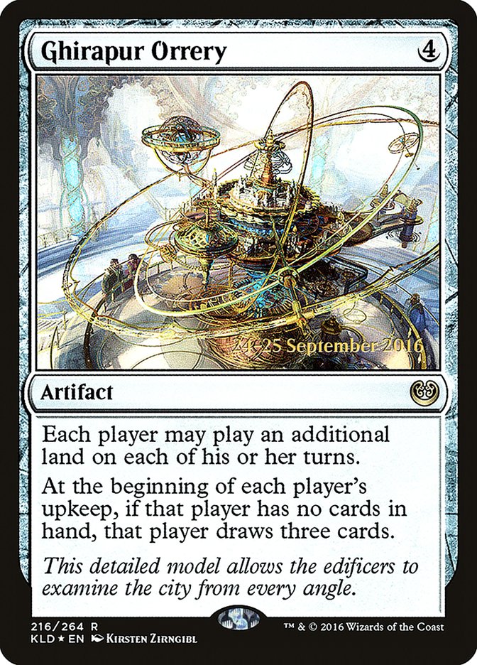 Ghirapur Orrery [Kaladesh Prerelease Promos] | Deep Dive Games St. Marys