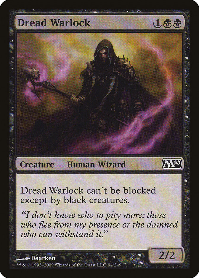 Dread Warlock [Magic 2010] | Deep Dive Games St. Marys