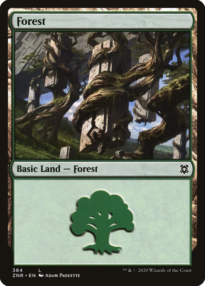 Forest (384) [Zendikar Rising] | Deep Dive Games St. Marys