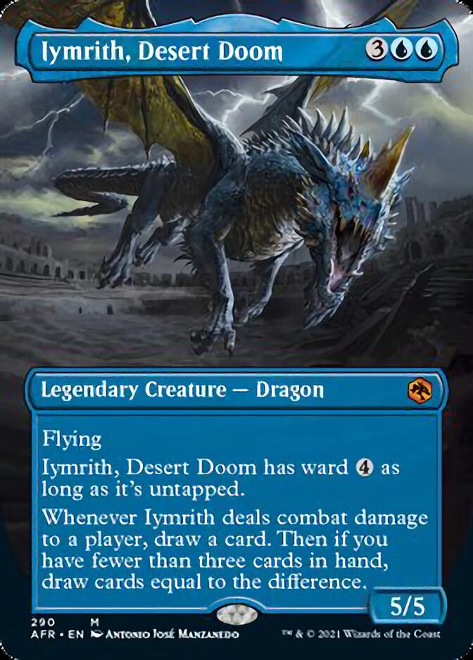 Iymrith, Desert Doom (Borderless Alternate Art) [Dungeons & Dragons: Adventures in the Forgotten Realms] | Deep Dive Games St. Marys