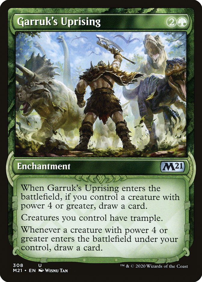 Garruk's Uprising (Showcase) [Core Set 2021] | Deep Dive Games St. Marys
