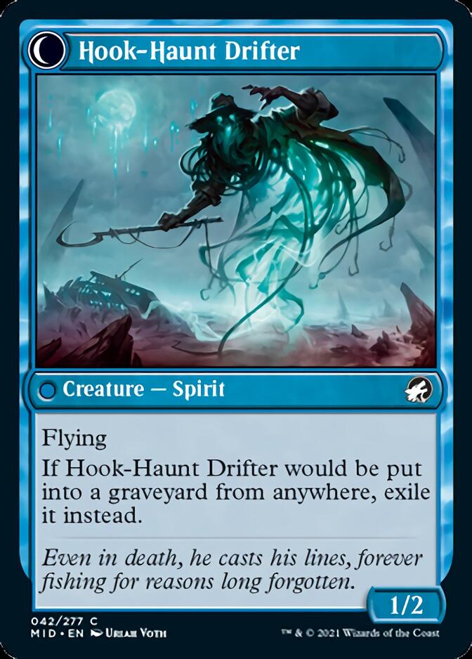 Baithook Angler // Hook-Haunt Drifter [Innistrad: Midnight Hunt] | Deep Dive Games St. Marys