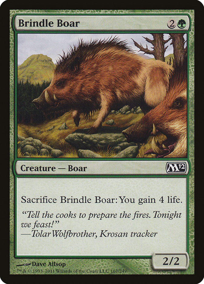 Brindle Boar [Magic 2012] | Deep Dive Games St. Marys