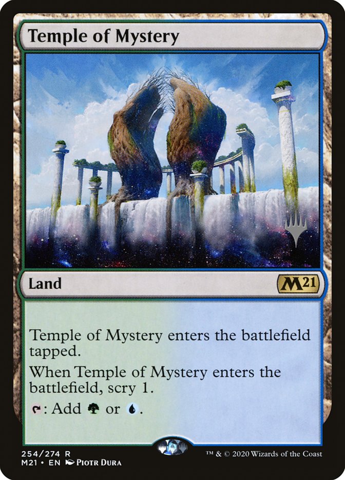 Temple of Mystery (Promo Pack) [Core Set 2021 Promos] | Deep Dive Games St. Marys