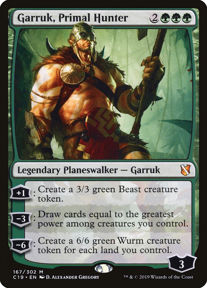 Garruk, Primal Hunter [Commander 2019] | Deep Dive Games St. Marys