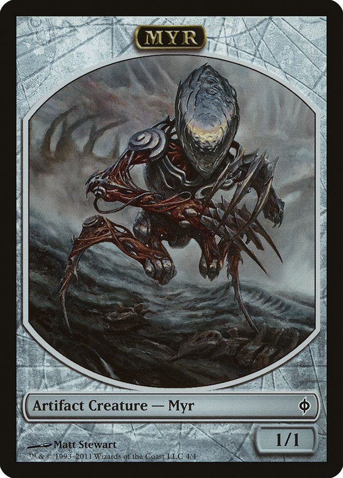 Myr Token [New Phyrexia Tokens] | Deep Dive Games St. Marys