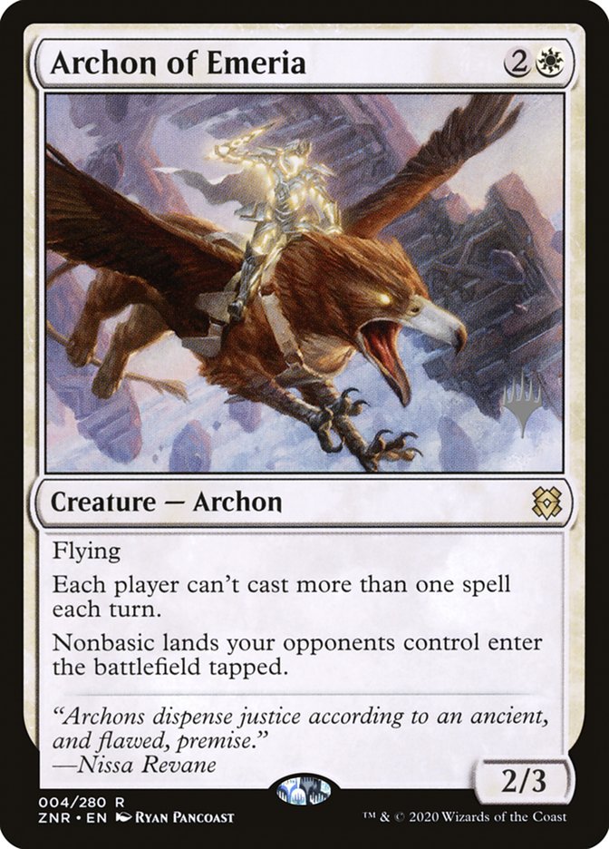 Archon of Emeria (Promo Pack) [Zendikar Rising Promos] | Deep Dive Games St. Marys