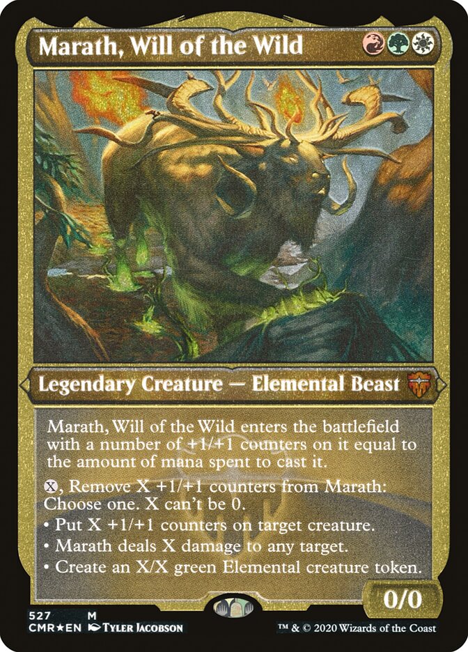 Marath, Will of the Wild (Etched) [Commander Legends] | Deep Dive Games St. Marys