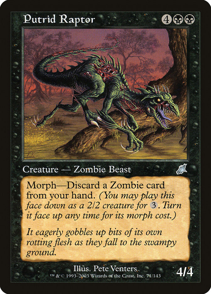 Putrid Raptor [Scourge] | Deep Dive Games St. Marys