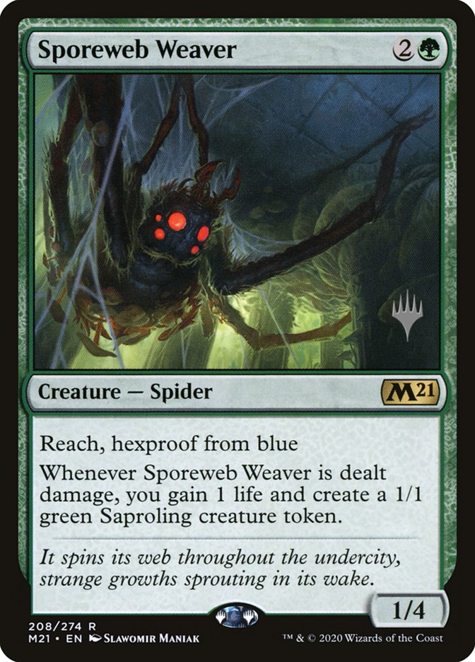 Sporeweb Weaver (Promo Pack) [Core Set 2021 Promos] | Deep Dive Games St. Marys