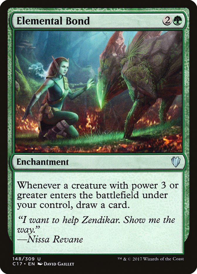 Elemental Bond [Commander 2017] | Deep Dive Games St. Marys