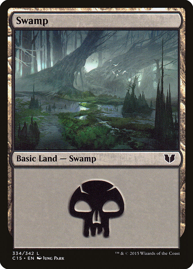 Swamp (334) [Commander 2015] | Deep Dive Games St. Marys