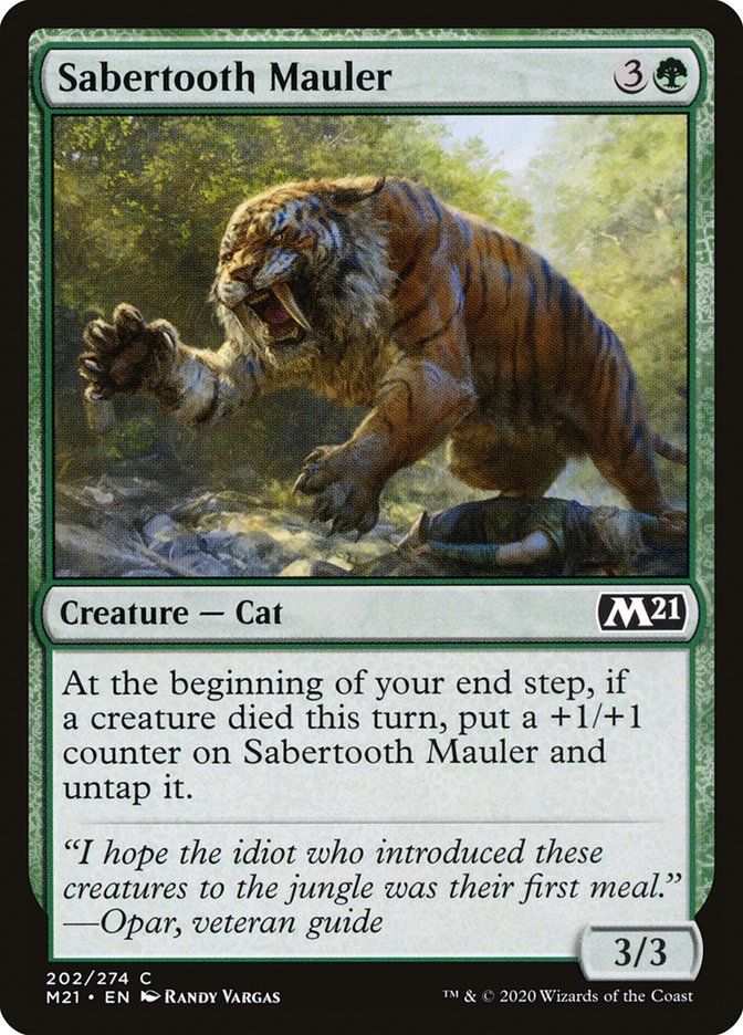 Sabertooth Mauler [Core Set 2021] | Deep Dive Games St. Marys