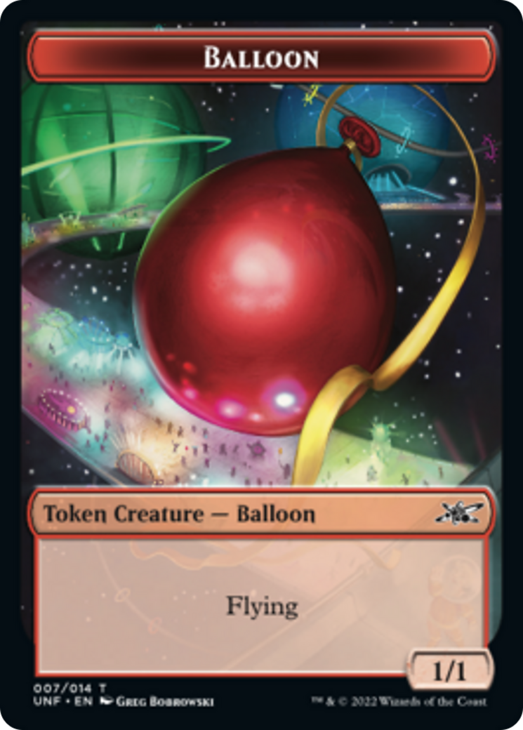 Squirrel // Balloon Double-Sided Token [Unfinity Tokens] | Deep Dive Games St. Marys