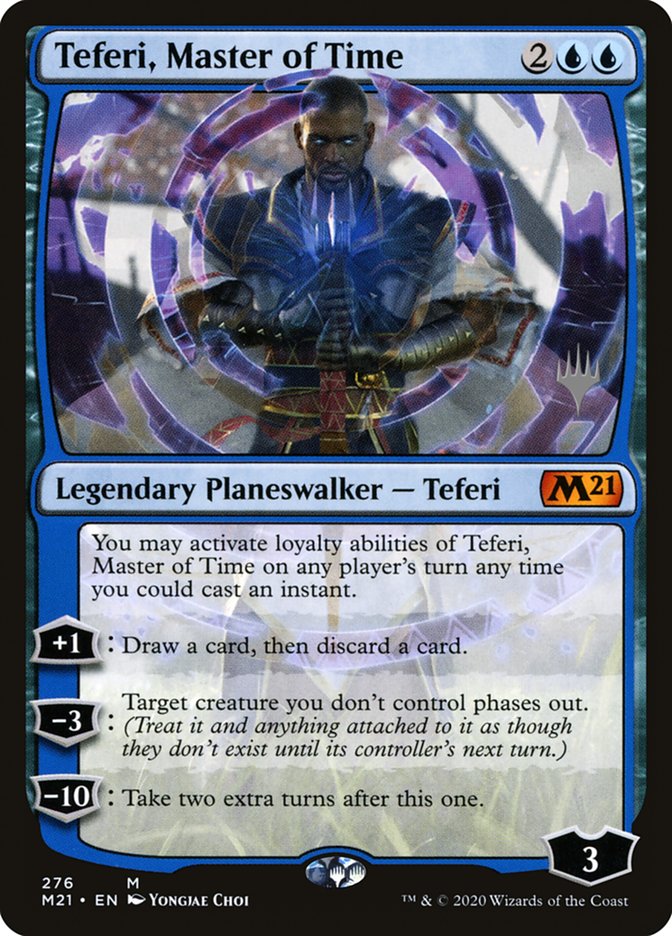 Teferi, Master of Time (Promo Pack) (276) [Core Set 2021 Promos] | Deep Dive Games St. Marys