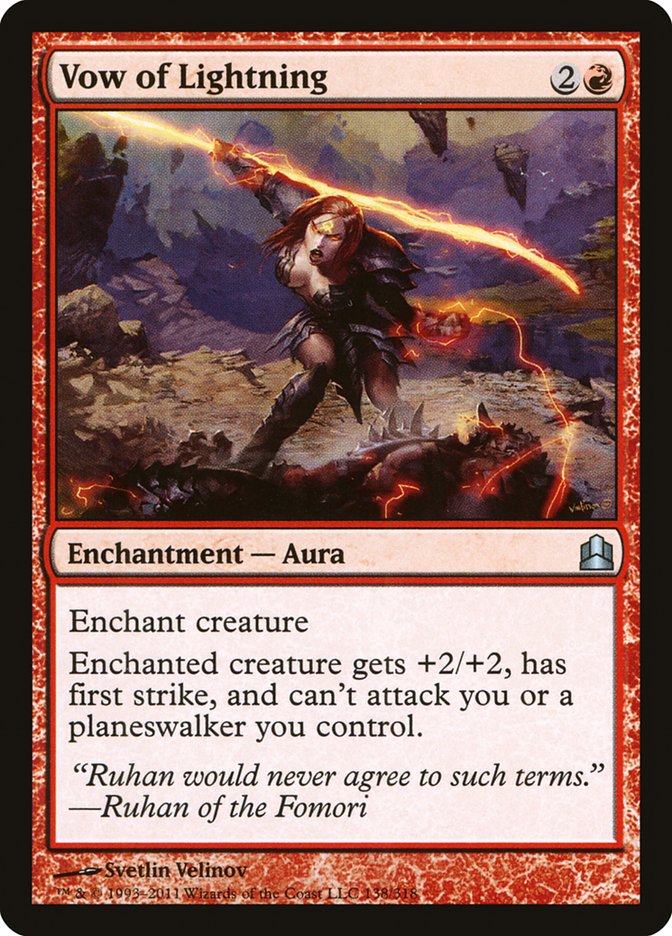 Vow of Lightning [Commander 2011] | Deep Dive Games St. Marys
