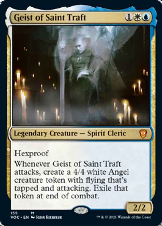 Geist of Saint Traft [Innistrad: Crimson Vow Commander] | Deep Dive Games St. Marys