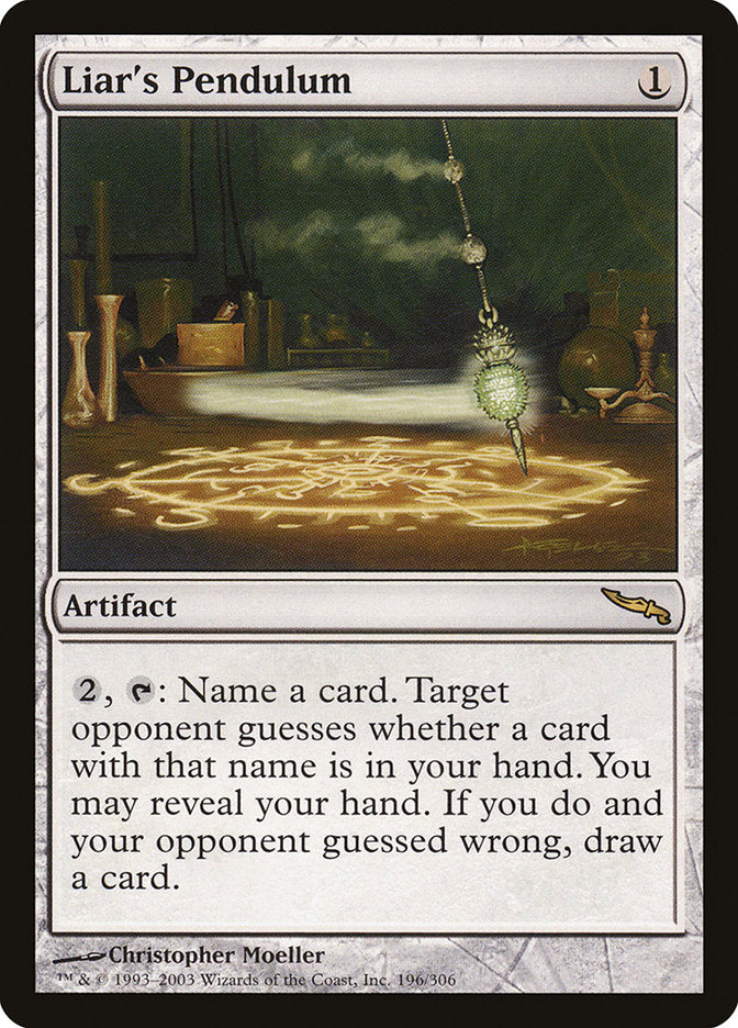 Liar's Pendulum [Mirrodin] | Deep Dive Games St. Marys