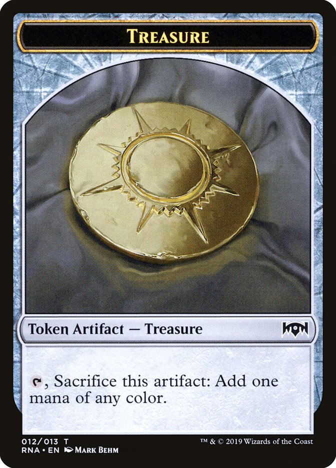 Treasure Token [Ravnica Allegiance Tokens] | Deep Dive Games St. Marys