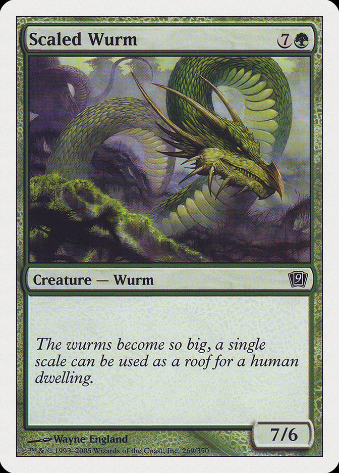 Scaled Wurm [Ninth Edition] | Deep Dive Games St. Marys