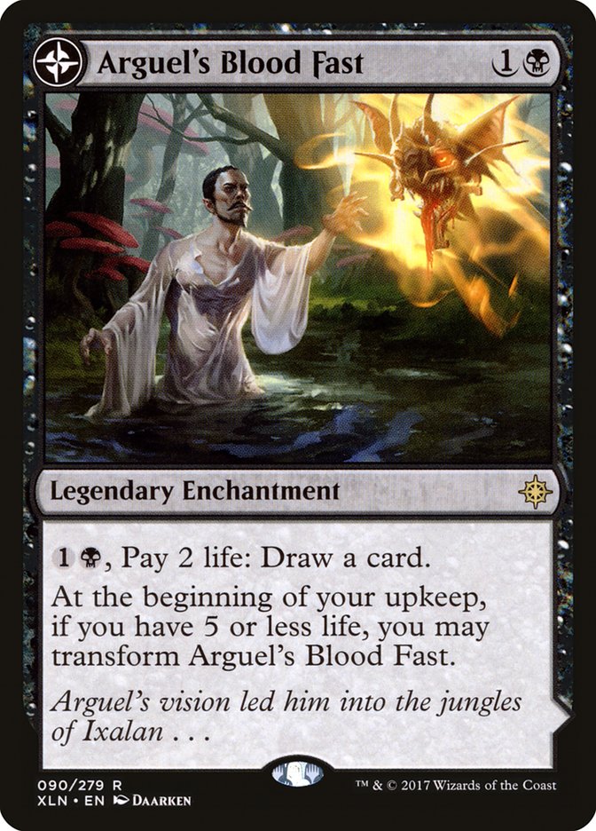 Arguel's Blood Fast // Temple of Aclazotz [Ixalan] | Deep Dive Games St. Marys