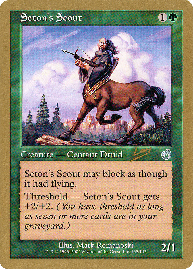 Seton's Scout (Raphael Levy) [World Championship Decks 2002] | Deep Dive Games St. Marys