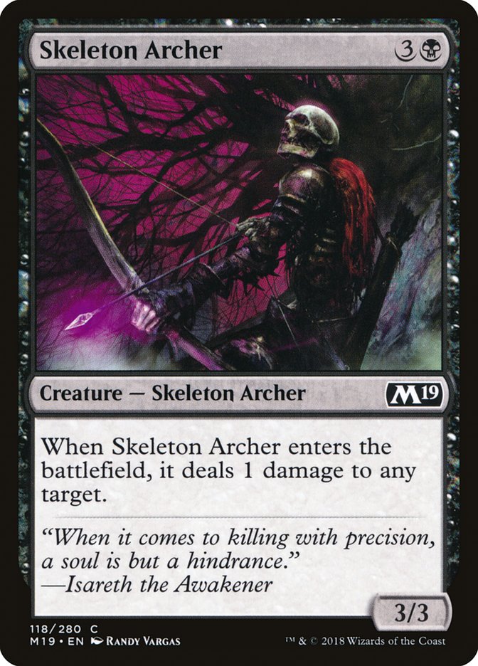 Skeleton Archer [Core Set 2019] | Deep Dive Games St. Marys