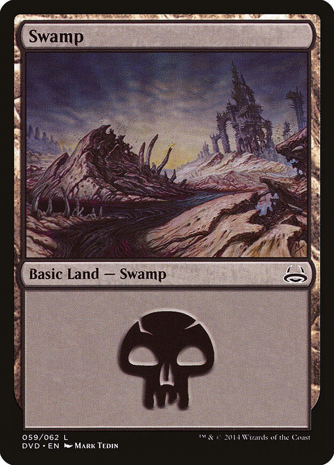 Swamp (59) (Divine vs. Demonic) [Duel Decks Anthology] | Deep Dive Games St. Marys